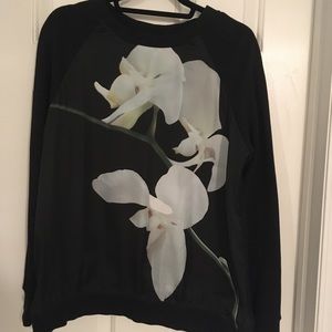 Altuzarra sweatshirt with silk floral front panel